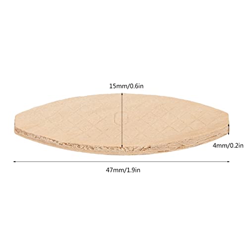 Beechwood Joiner Biscuits Number 0, 10, 20 Wood Joining Biscuits Woodworking Biscuits Assorted Beech Wood Chips for Crafting Woodworking 100 PCS(0#)
