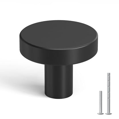 homdiy 25 Pack Black Cabinet Knobs Closet Knobs - color: Black