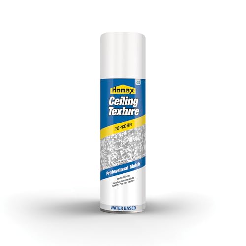 Homax Professional Match Aerosol Ceiling Texture, Popcorn,16 oz - style: Popcorn