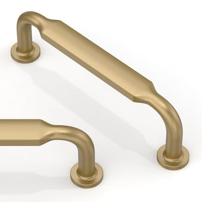 10 Pack Champagne Bronze Cabinet Pulls 3.75 Inch(96mm) Kitchen Cabinet Handles Solid Zinc Alloy Cabinet Hardware Drawer Pulls - color: Champagne Bronze, size: 3.75" Hole Center