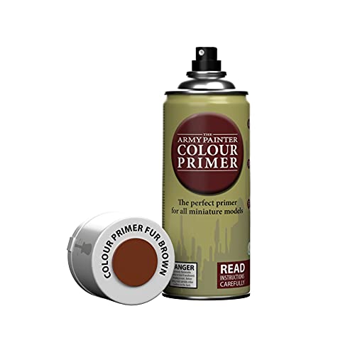 The Army Painter, Colour Primer Fur Brown, 400 ml acrylic spray - color: Fur Brown