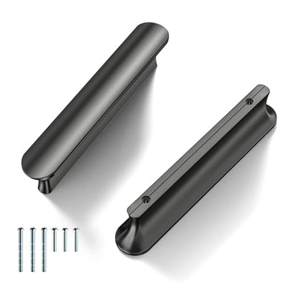 Cobbe 10 Pack Black Cabinet Handles 3 inch (76mm) Hole Centers - color: Black 10 Pack, size: 3" hole center spacing