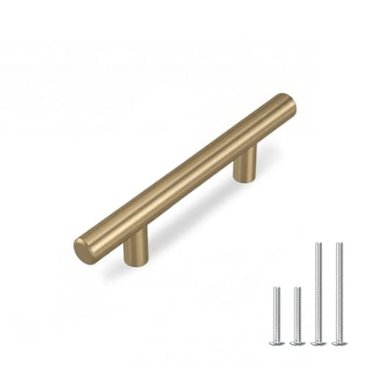 homdiy 20 2-1/2in Cabinet Handles Champagne Bronze Kitchen Cabinet Pulls Drawer Pulls for Dresser Drawers - color: Champagne Bronze, size: 2-1/2in hole centers