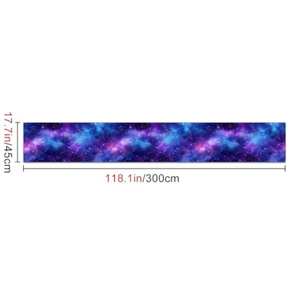 HOMETITUTE Galaxy Space Peel and Stick Vinyl Wallpaper 118.1 x 17.7 Inch - color: Galaxy