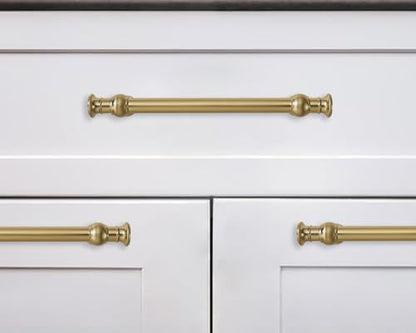 2 Pack 3-1/2 Inch Hole Center Champagne Bronze Cabinet Pulls-Heavy Duty Solid Cabinet Handles Suitable for Cabinets, Dressers, Kitchens and Bathroom cabinets - color: Champagne Bronze, size: 3-1/2 Inch hole center, style: 2-Pack
