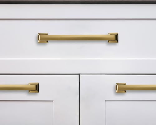 khtumeware 2 Pack Champagne Bronze Cabinet Pulls, 3-3/4 Inch(96mm) Hole Centers Cabinet Handles Kitchen Hardware Straight Bar for Cabinets and Drawer Pulls - color: Champagne Bronze, size: 3-3/4"(96mm) Hole Center, style: 2-pack