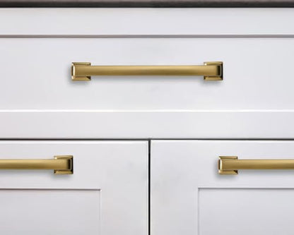 khtumeware 10 Pack Champagne Bronze Cabinet Pulls, 3-3/4 Inch(96mm) Hole Centers Cabinet Handles Kitchen Hardware Straight Bar for Cabinets and Drawer Pulls - color: Champagne Bronze, size: 3-3/4"(96mm) Hole Center, style: 10-pack
