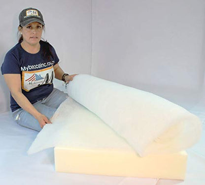 Mybecca 36 Inch Wide (5 Yards) Quilt Batting Multipurpose Dacron Fiber Polyester Wadding Fabric Loft Upholstery Grade Padding (36x15') (36 x 180) (2' x 15') - size: 36 inches x 5 yards