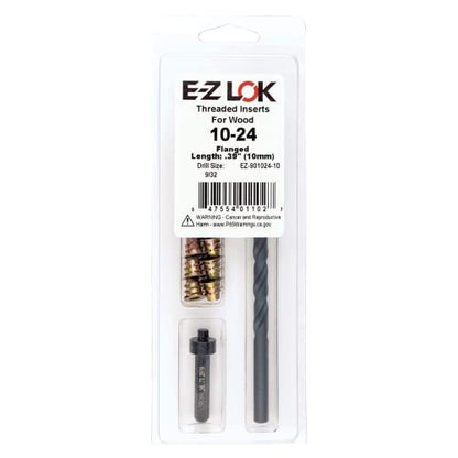 E-Z LOK Thread Repair Kit, 10-24 - size: 10-24 x 10mm, style: Flanged