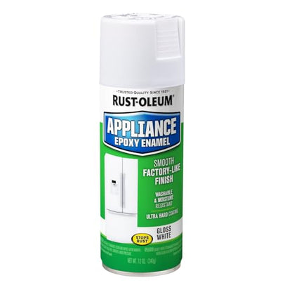 Rust-Oleum Appliance Epoxy White Spray Paint - color: White, size: 12 Ounce