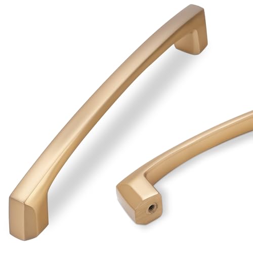COTYKILEY 10 Pack 5 Inch(128mm) Champagne Bronze Cabinet Handles Champagne Kitchen Cabinet Pulls Cabinet Door Handles Kitchen Cabinet Hardware - color: Champagne Bronze, size: 5" Hole Center（128MM）
