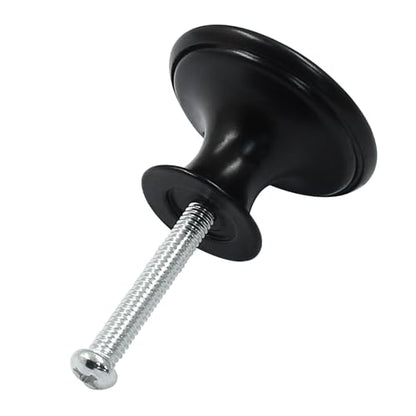 16Pcs 1.16 Inch Antique Black Kitchen Cabinet Knobs - color: Black, size: 16 Pcs