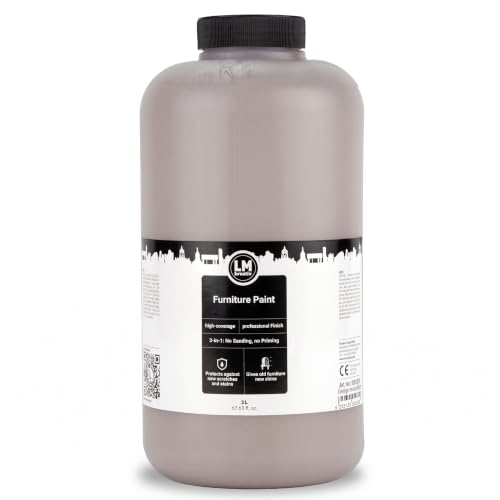 LM Furniture Paint 67,63 fl oz - Pebble Greige - - color: Pebble Greige, size: 67.63 Fl Oz (Pack of 1)