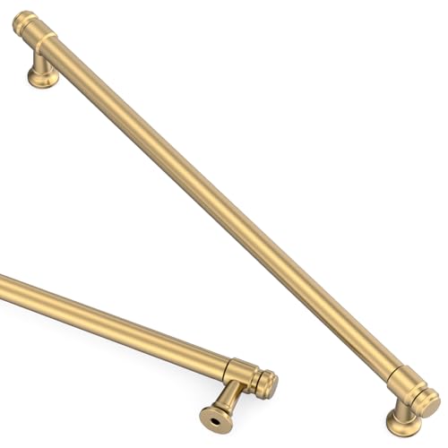 Asidrama 10 Pack 10 Inch Champagne Bronze Kitchen Cabinet Handles - color: Champagne Bronze, size: 10" Hole Center(254mm)