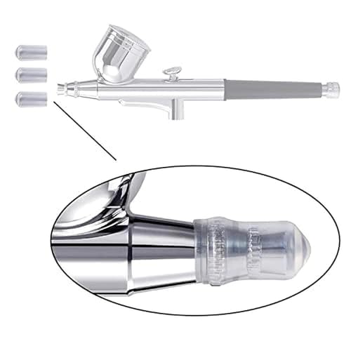 HUBEST 20Pc Airbrush Cleaning Kit, Nozzle Needle Brush Set 0.2/0.3/0.5mm - size: KIT 3