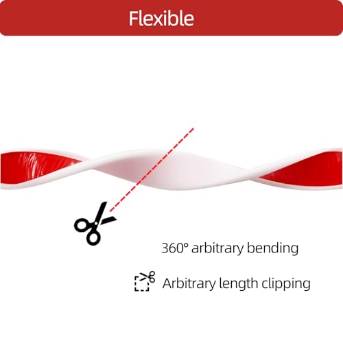 U-Shape Plywood Edge Banding - 1/2" Edge Protector, Self-Adhesive Trim for Veneer, Furniture, Countertop, Table, Sheet Metal - White, 20Ft - size: 1/2inch (20Ft)