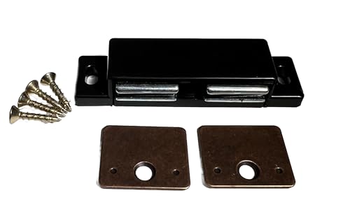 Double Door Cabinet/Furniture / 2 Door/Magnetic Catch – 8#s of Pull per Magnets / 1 Double Magnetic Catch and 2 Plates/All Hardware Included by E.H.C.