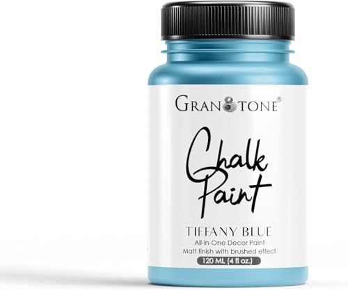 GRANOTONE Chalk Paint for Furniture Tiff Blue 4.1 fl oz 120 ml - color: TIFFANY BLUE, size: 4.1 Fl Oz