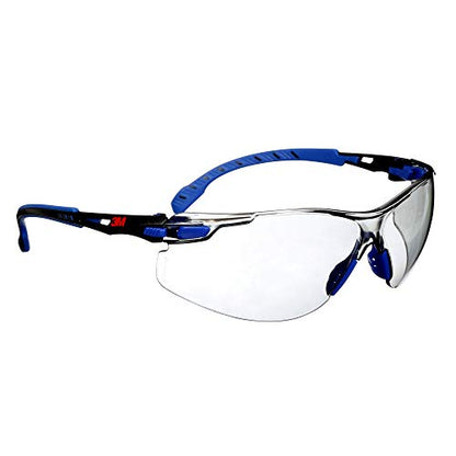 3M Safety Glasses, Solus 1000, Indoor/Outdoor Gray Lens, Blue/Black Frame - style: Gray I/O Lens, Blue/Black Frame