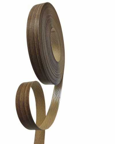 HGKJHFmelamine Edging Tape. 13/16in*25ft,pre Coated with hot melt Adhesive Flexible Veneer Edge Edging, Used for Cabinet and Furniture Maintenance (No16-Wood Grain Color, 1.5in*20ft) - color: No16-Wood grain color, size: 1.5in*20ft