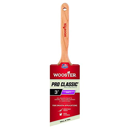 Wooster Brush Z1222-3 White Majestic Angle Sash Paintbrush, 3-Inch - size: 3 Inch