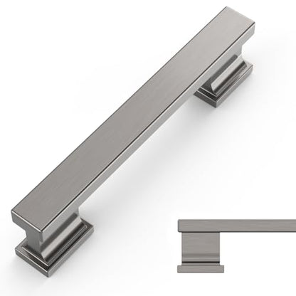Amerdeco 10 Pack Brushed Black Nickel Cabinet Pulls 3.75" - color: Brushed Black Nickel, size: 3.75" hole center