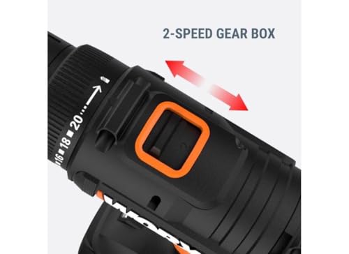 Worx 20V 3/8" Drill/Driver Power Share - WX100L (Battery & Charger Included) - style: 3/8" Cordless Drill & Driver (Battery & Charger Included)