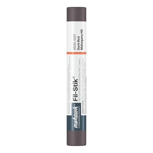 Mohawk Fil-Stik Wax Putty Stick, Dark Red Mahogany M230-0227, 1 Count