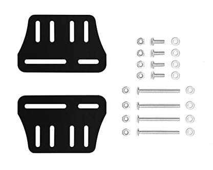 ZhouDaShu Bed Frame Brackets Adapter, Headboard Brackets for Metal Bed Frame,Headboard Attachment Kit,2Pcs Queen Bed Modification Plate - style: bed frame brackets for headboard