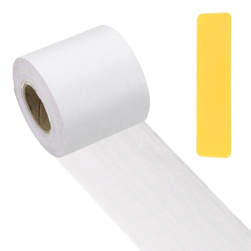 PATIKIL Wood Grain Repair Tape 2" x33', Self Adhesive Realistic Textured Repair Patch Peel and Stick Tape with Scraper for Floor Door Window Furniture Table White Wood Grain - color: White Wood Grain, size: 2"x33'