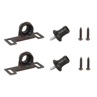 Cabinet Door Latch,H219 Bulldog Cabinet Catch, Cabinet Hardware, Brown (2pcs) (2pcs) - color: 2pcs