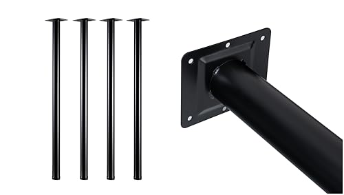 32Inch Metal Desk Legs, Adjustable Table Legs - size: 32"