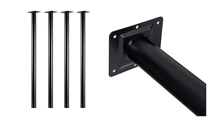 32Inch Metal Desk Legs, Adjustable Table Legs - size: 32"