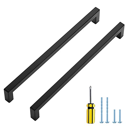 Ravinte Black Cabinet Pulls, 30 Pack 10 in Kitchen Cabinet Handles - size: 10 in Hole Centers