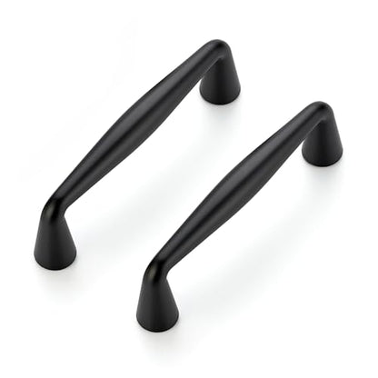 Ravinte Matte Black Cabinet Handles Solid Handles,3 Inch,10 Pack - color: Matte Black, size: 3 Inches Hole Center