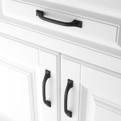 KOOFIZO 10 Pack 3-3/4 in Matte Black Cabinet Pull, Black Drawer Handle 1958 - color: Black, size: 3-3/4" CC