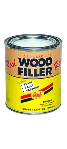 Leech Lwf-70-6 Superior Grade Real Wood Filler, 1 Quart
