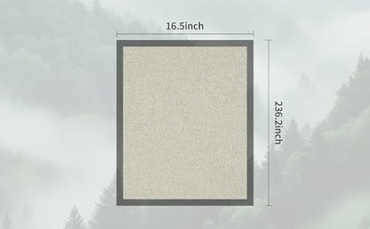 Fabric Grasscloth Texture Self-Adhesive Wallpaper Linen Peel and Stick Wallpaper Easy to Apply Removable Easy to Clean for Bedroom Livingroom Cabinet 16.5inx236.2in -Cyan Beige - color: cyan beige