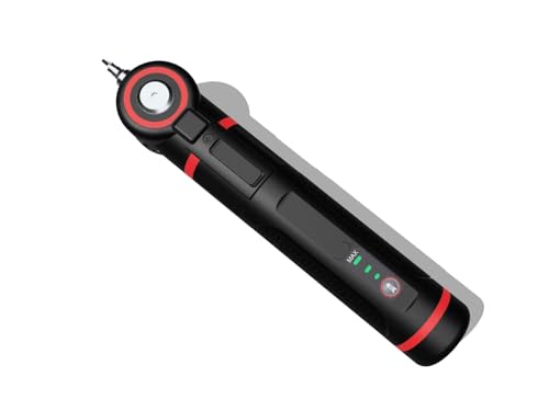 Electric Screwdriver with Pivoting Head 3-Positions (0/45/90°), 5N.m Torque & 340RPM, 2000mAh USB-C Rechargeable, 22-PC Set for Tight Spaces and Household DIY