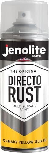 JENOLITE Directorust Gloss Finish Aerosol, Yellow 1x13.5oz - color: Canary Yellow