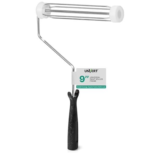9 Inch Paint Roller Frame, for Walls, Ceiling on All Surfaces 4-Wire Cage Frame, Choose 9" / 7" / 4" / 3" - size: 9 Inch Frame