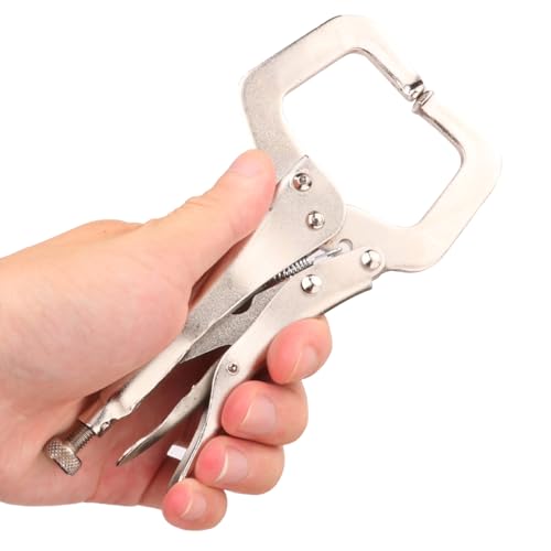 6 Pack 6 Inch Locking C Clamp, C-Clamp Pliers, Heavy Duty Vice Grips for Home Improvement, Welding & Workshop - size: 6 Pack 6 Inch
