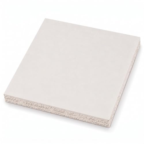 Amylove 1 Pcs 12 x 12 x 1/2 Inch Drywall Repair Panel for Mend Wall, White - color: White, size: 12 x 12 x 1/2 Inch