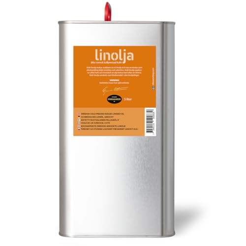 Ottosson Färgmakeri - Swedish Cold Pressed Boiled Linseed Oil - 5 Liter