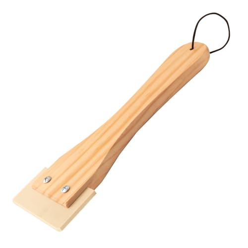 Fulton Veneer Scraper with Beveled Edges and Hardwood Handle for Applying