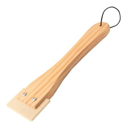 Fulton Veneer Scraper with Beveled Edges and Hardwood Handle for Applying