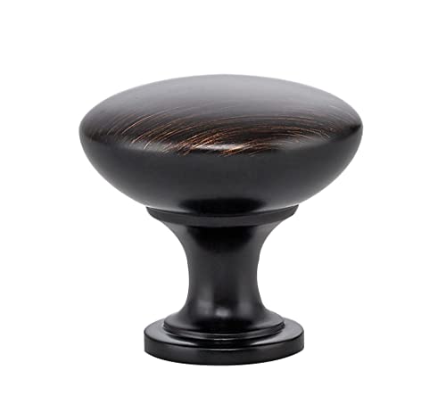 Ravinte Oil Rubbed Bronze Cabinet Knobs, Zinc Knobs Drawer Pulls, 5 Pack - color: Oil Rubbed Bronze