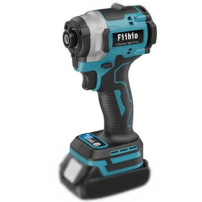 Cordless Impact Driver Compatible with Makita 18V Battery(Tool Only) - color: Blue