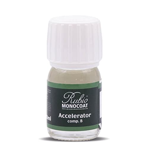 Rubio Monocoat Wood Oil Accelerator & Hardener | Oil Plus Part B | For Use with Oil Plus Part A, SheenPlus, and Hybrid Wood Protector | 30 mL - size: 1.01 Fl Oz (Pack of 1)