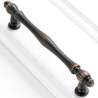 5 Inch Oil Rubbed Bronze Cabinet Pulls Drawer Handles 10 Pack 2510 - color: Oil Rubbed Bronze, size: 5 In Hole Distance